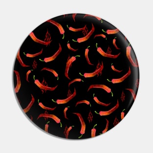 SMOKIN Hot Red Peppers Pin