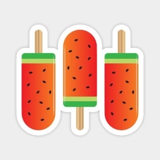 Watermelon Ice Lollies Magnet