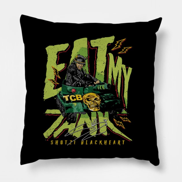 Shotzi Blackheart Eat My Tank Pillow by MunMun_Design