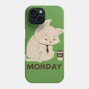 Monday Cat Phone Case