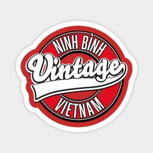 Ninh Bình vietnam retro logo Magnet