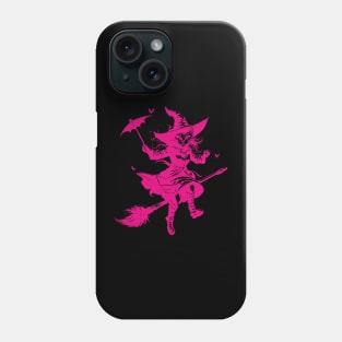 Witch cat Phone Case