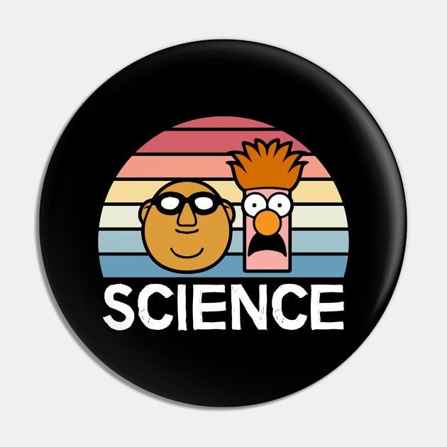 Science - Bunsen And Beaker Pin by thriftjd