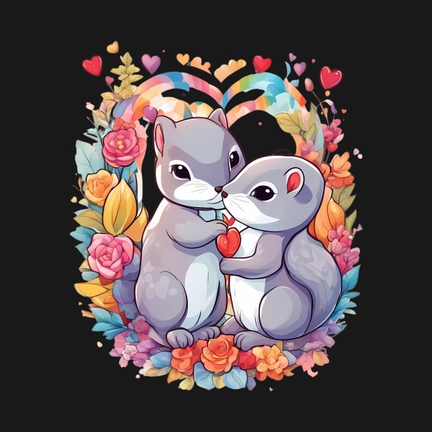 Best friends Forever Squirrel by animegirlnft