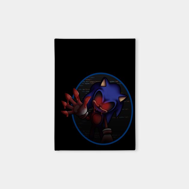 Sonic.EXE Creepy Pasta Notebook TeePublic