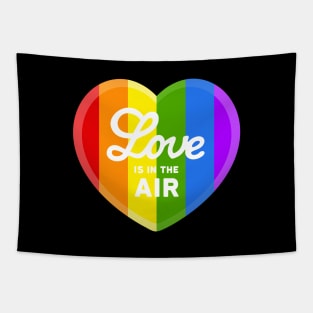 Rainbow Love is in the Air Tapestry