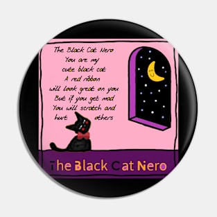 the black cat nero Pin