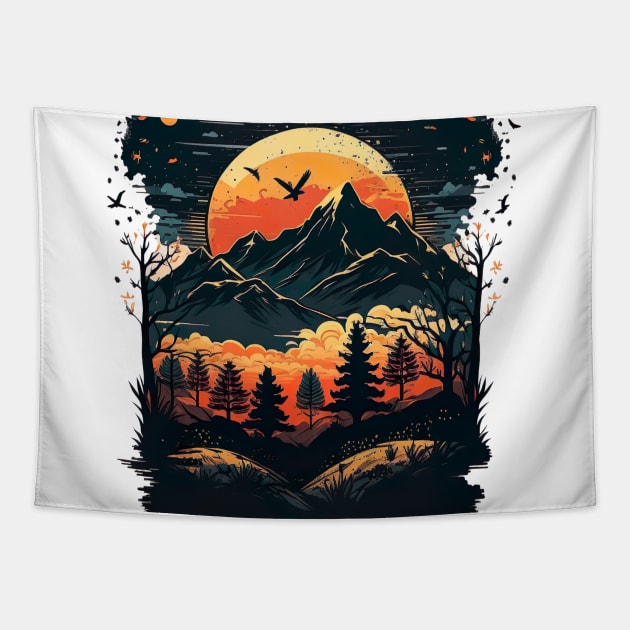 Embrace the Night Tapestry by FashionPulse