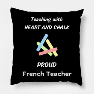 french teacher /french professor gift - teacher appreciation design Pillow