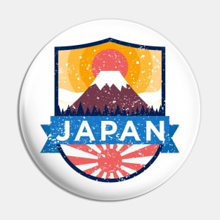 Japan Mt Fuji Alternative Emblem Pin