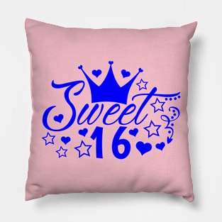 Sweet sixteen Pillow