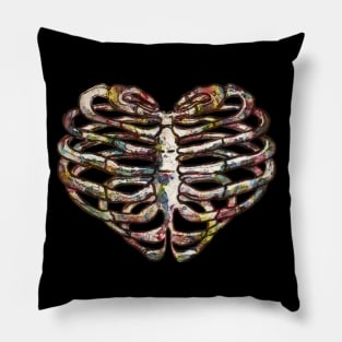 Rib Cage Floral 4 Pillow