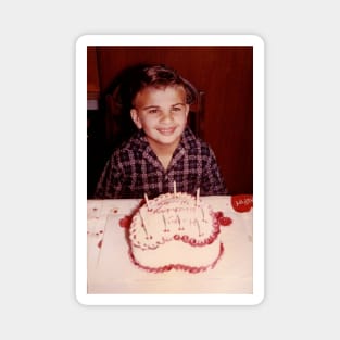 Happy Birthday Color Vintage Magnet