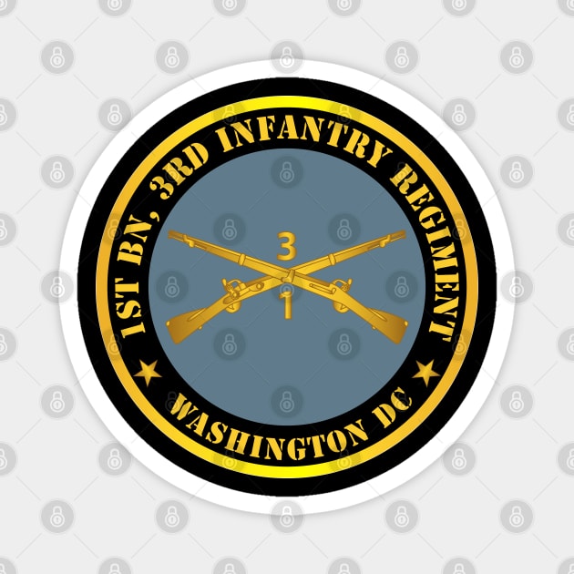 1st Bn 3rd Infantry Regiment - Washington DC w Inf Branch Magnet by twix123844