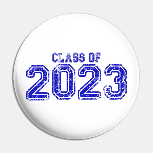 Varsity Blue Class of 2023 Pin by Jitterfly