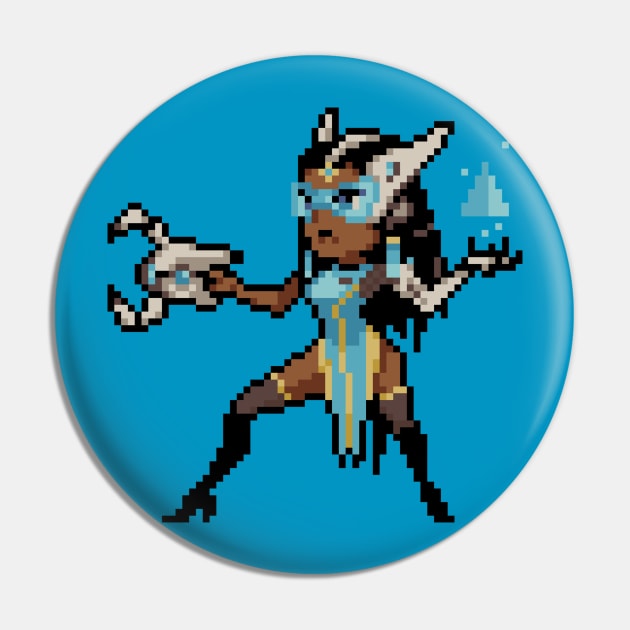 Overwatch - 16-Bit Symmetra Pin by wyckedguitarist