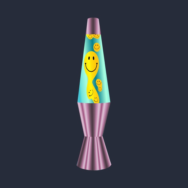 Smiley Lava Lamp by RawSunArt