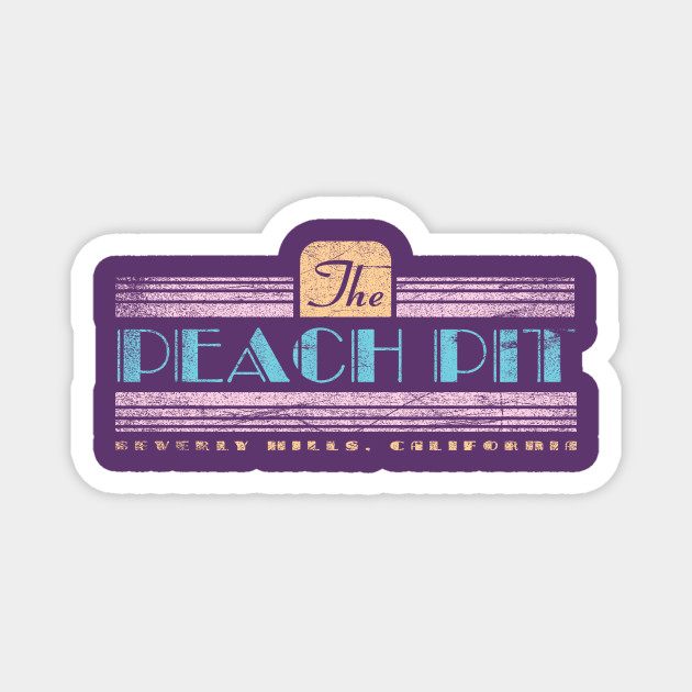 The Peach Pit Beverly Hills Magnet Teepublic