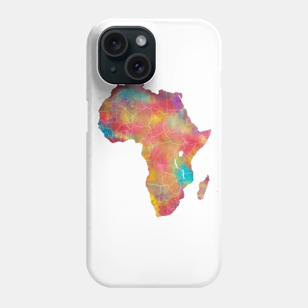 Africa map #africa Phone Case by JBJart