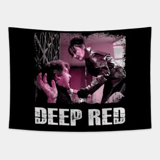 Horror in the Details Red's Gory Secrets Tapestry