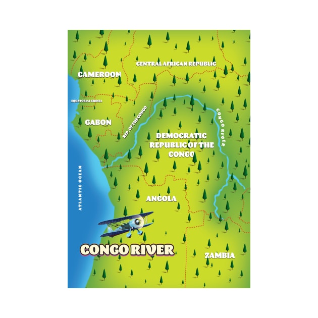 Congo River Map by nickemporium1