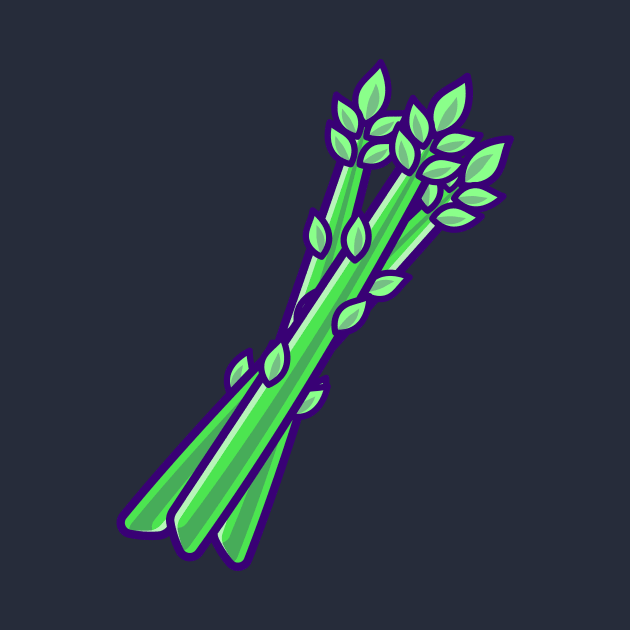Asparagus Vegetable Cartoon by Catalyst Labs