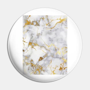 Gold Marble Pin