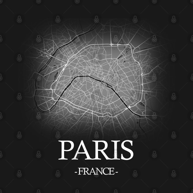 Paris City Map - France Cartography by SPAZE