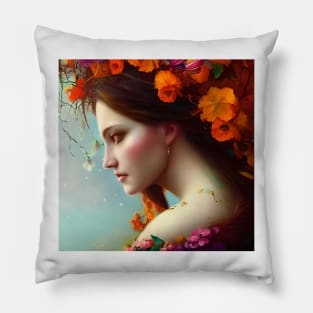 Autumn Goddess #2 Pillow