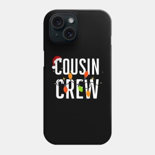 Christmas Cousin Crew Santa Hat Men Women Kids Phone Case