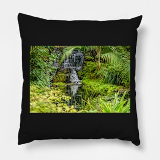 Tropical waterfall Pillow