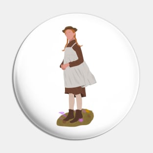 Anne Shirley Cuthbert Flowers Fan Art Pin