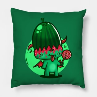 watermelon monster Pillow