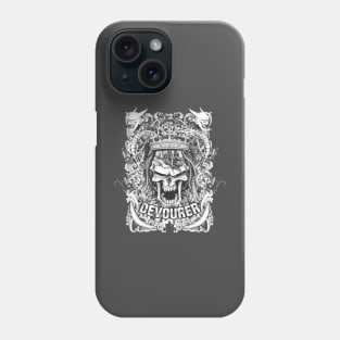 Skeleton drinking Coffee Phone Case