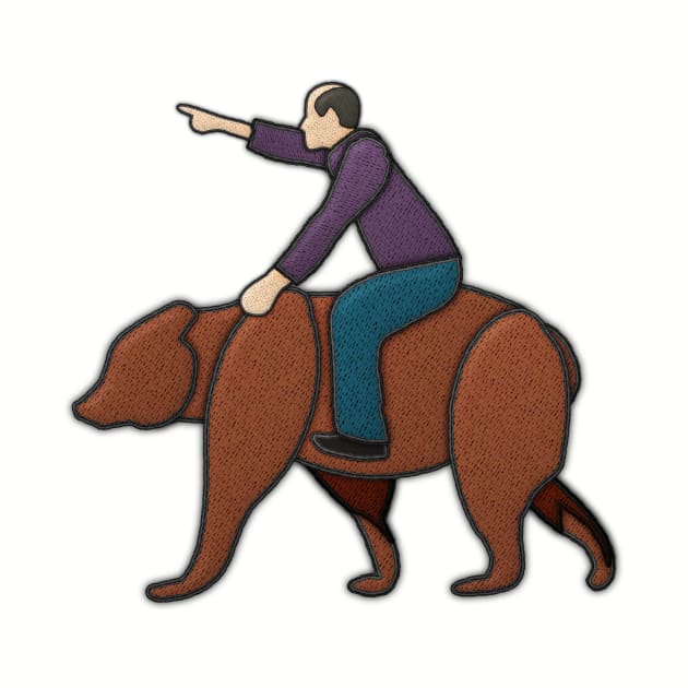 Man Riding Bear by jephwho