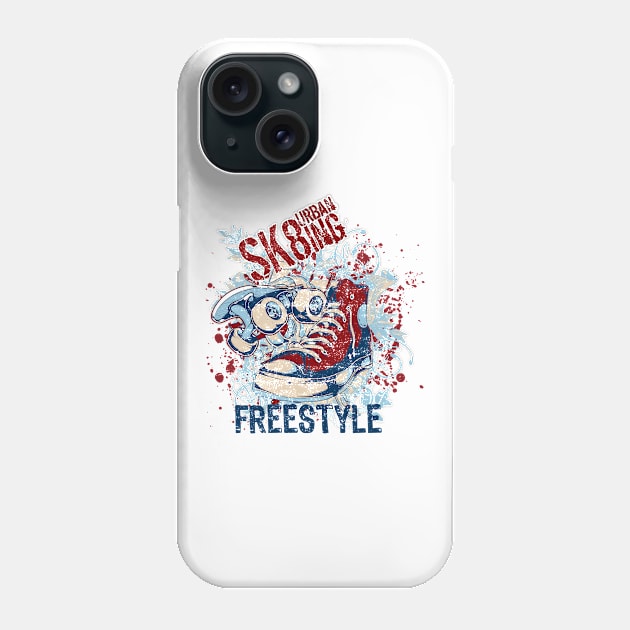 Urban freestyle skating Phone Case by Fun Purchase