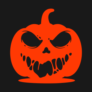 scary pumpkin Halloween T-Shirt