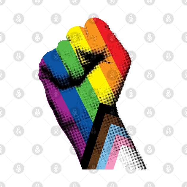 Pride - Fist by patrickkingart