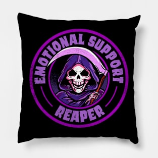 Emotional support reaper Pillow