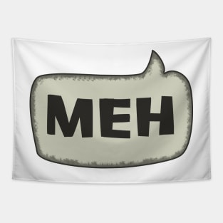 Meh Speech Bubble Tapestry