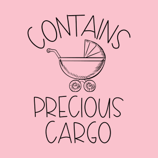 Contains Precious Cargo, Mom To Be Pregnancy Shirt, We're Having a Baby, Gift for Expecting Mother, Soon to be Mom, Pregnancy Reveal T-Shirt