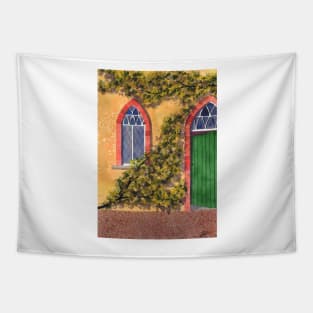 The Green Door Tapestry