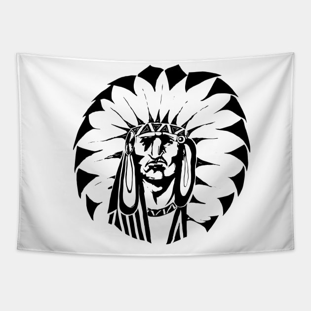 Native Pride Tapestry by El Catel