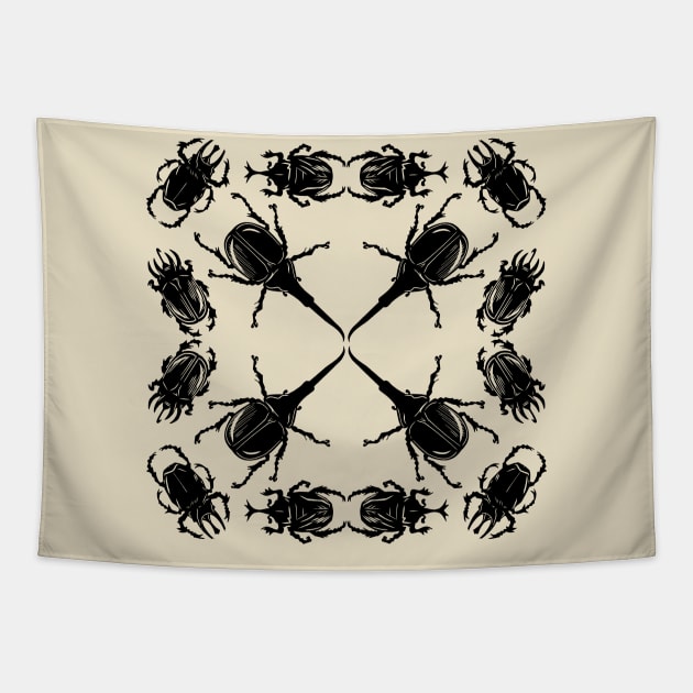 Beetle print 1 Tapestry by MayaJacko