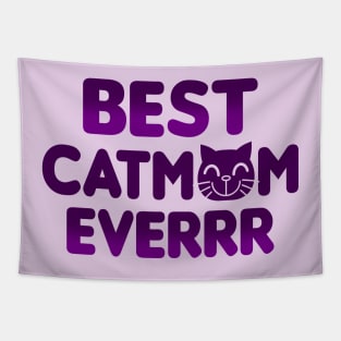 Best Catmom Ever Best Mom Gift For Mother's Day Tapestry