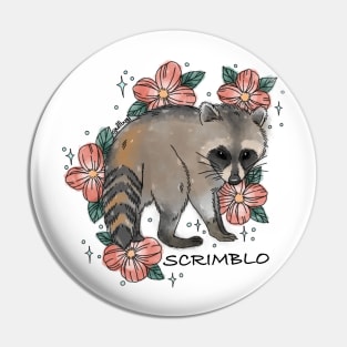 Scrimblo Raccoon Pin