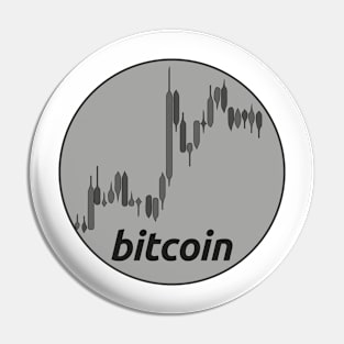 BTC B&W Pin