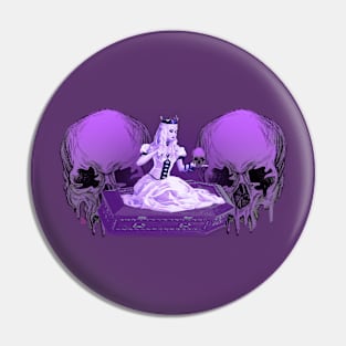 Death in purple Pin