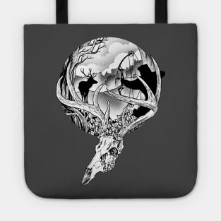 Deer skull Tote