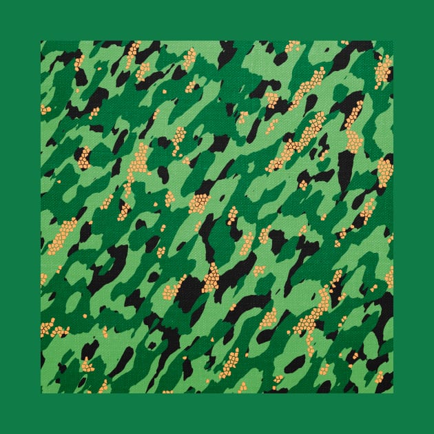 Camouflage - Green and light green by Tshirtstory